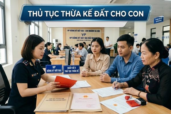 Thủ tục thừa kế đất cho con