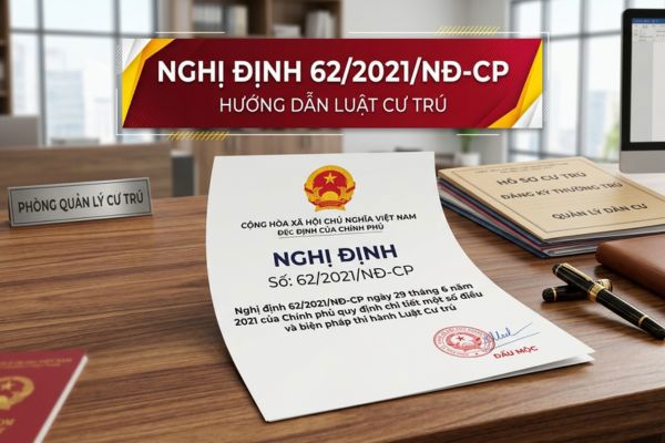 Nghị định 62/2021/NĐ-CP hướng dẫn Luật Cư trú