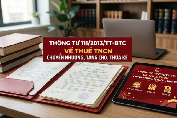 Thông tư 111/2013/TT-BTC về Thuế TNCN chuyển nhượng, tặng cho, thừa kế.
