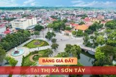 Bảng giá đất tại thị xã Sơn Tây, Hà Nội - MỚI NHẤT