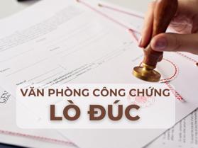 Văn phòng công chứng ở phố Lò Đúc ở đâu?
