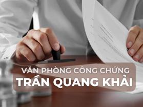 Bạn đang tìm Văn phòng công chứng ở phố Trần Quang Khải?