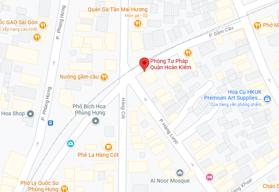 Thông tin địa chỉ phòng tư pháp các quận ở Hà Nội