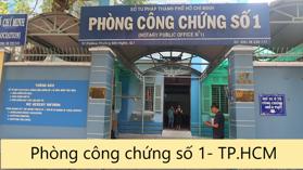  Danh sách Văn phòng công chứng tại Thành phố Hồ Chí Minh (TP. HCM) [cập nhật mới]