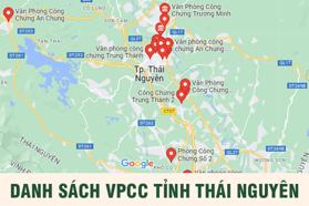 Danh sách các văn phòng công chứng tại Thái Nguyên