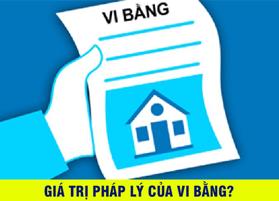 Giá trị của vi bằng là gì? Những trường hợp nào thì lập vi bằng?