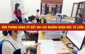 Thông tin địa chỉ chi nhánh Văn phòng đăng ký đất đai quận Bắc Từ Liêm, TP. Hà Nội
