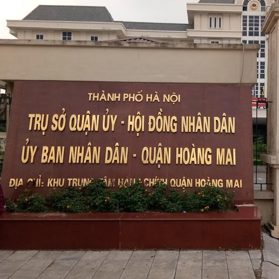 Thông tin địa chỉ Ủy ban nhân dân quận Hoàng Mai, Hà Nội