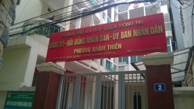 Thông tin địa chỉ Ủy ban nhân dân phường Khâm Thiên, Đống Đa