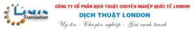 Thông tin địa chỉ Công Ty Cổ Phần Dịch Thuật Chuyên Nghiệp Quốc Tế London