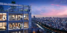 Bán căn Penthouse, Sky Villas chung cư Vinhomes Metropolis Liễu Giai 400m2