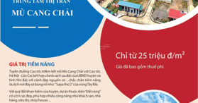 Bán đất mặt đường QL32 tại Mù Cang Chải, Yên Bái dt 565m2 - LH: 0988387131