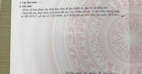 Bán đất tại đường 35, Xã Minh Trí, Sóc Sơn, Hà Nội - LH: 0963639838