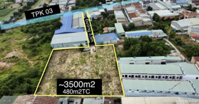 Bán hơn 3500m2 đất tại Tân Phước Khánh, Tân Uyên, Bình Dương- LH: 0986300938