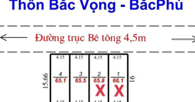 Bán đất tại xã Bắc Phú, huyện Sóc Sơn, Hà Nội, diện tích 65m2 - LH: 0984328103