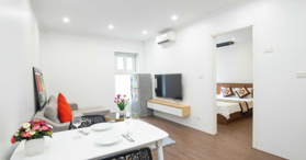 Cho thuê căn hộ dịch vụ 1 ngủ tại kim Mã, Quận Ba Đình - LH: 0909632368