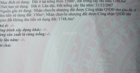 Bán lô đất vườn tại xã Hành Minh, huyện Nghĩa Hành, Quảng Ngãi 1898m² - LH: 0909891142