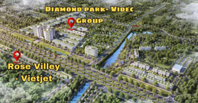 Bán 3 suất ngoại giao giá rẻ nhất chỉ 1xtr/1m2 dự án Diamond Park, Mê Linh, Hà Nội- LH: 0977898653