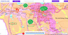 Bán đất full hồng, kế bên TT Krông Năng, Đăk Lăk - LH: 0933002006