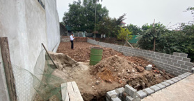 Bán lô đất 2 mặt tiền DT 82m2 tại Sài Sơn, Quốc Oai - LH: 0933328636