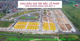 Bán đất đấu giá Tây Bắc Lễ Pháp - Tiên Dương - Đông Anh