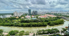 Bán gấp Penthouse 300m2, 5PN, nhà thô, lầu 39. View sông, PMH, Q7, HCM