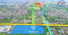 Bán liền kề góc dự án Sapphire Gem Hải Phòng. Đón sóng Vinhomes Vũ Yên chuẩn bị mở bán