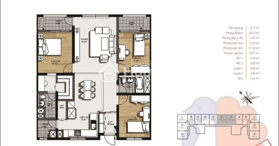 Bán căn hộ  3PN tại Ct4 Boyoung Mỗ Lao, Hà Đông 95,8 m² -  LH: 0983075108