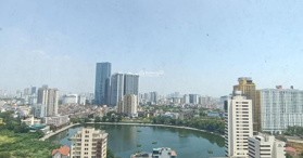 Căn hộ cao cấp đẹp nhất tòa D2 Giảng Võ, 320m2, lô góc, view Hồ, view Phố, Full nội thất 70tr/m2