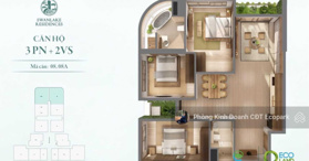 Bán căn Swan Lake Onsen căn 3PN 105m2 tim tường, Văn Giang, Hưng Yên-  0981152882
