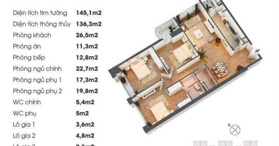 Cho thuê căn góc tại Hồ Gươm Plaza, Đường Trần Phú, Phường Mỗ Lao, Hà Đông, Hà Nội141m2 -  LH: 0852855656