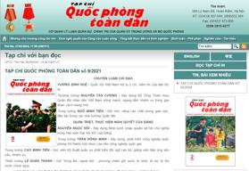 Thông tin trụ sở Tạp chí Quốc phòng toàn dân