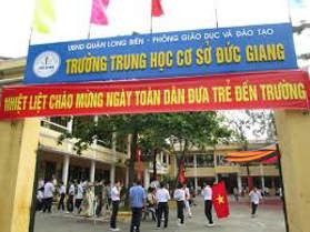 Thông tin địa chỉ Trường THCS Đức Giang, Long Biên, Hà Nội