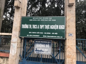 Thông tin địa chỉ Trường THCS Thực Nghiệm, Ba Đình, Hà Nội.