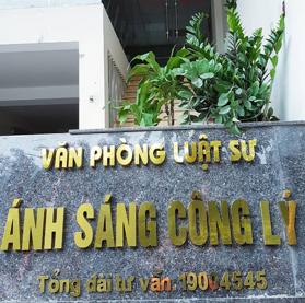 Thông tin địa chỉ Văn phòng Luật sư Ánh Sáng Công Lý – LH: 1900 4545