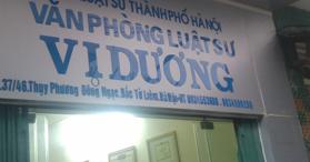 Thông tin địa chỉ Văn phòng Luật sư Vị Dương – LH: 093 450 9289