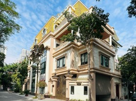Bán gấp Biệt Thự phố Lưu Hữu Phước, Mỹ Đình 1, Nam Từ Liêm 280m2 xây 6 tầng, mt 30m, giá 85 tỷ