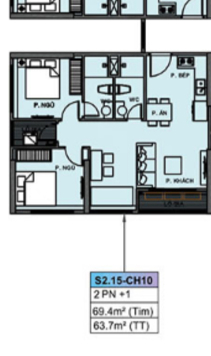 Cắt lỗ 2pn góc Vinhomes ocean park