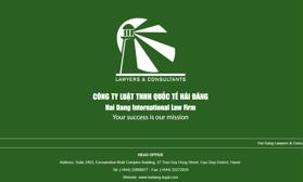 Thông tin địa chỉ Công ty Luật TNHH Quốc tế Hải Đăng - LH 0422668877