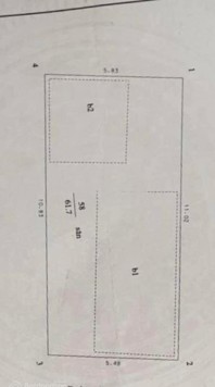 Nhà 2 tầng cũ ở 179/17 Phố Minh Khai, 3 nhà ra phố, căn góc, 62m2 MT 5.5m, giá tốt nhất thị trường