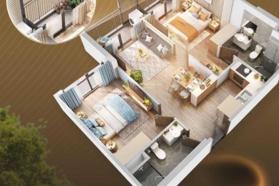 Miami GS5 mua từ móng căn 2PN2VS góc DT:71m2 giá 3.2tỷ- thiết kế 2 BC - Vinhomes-BC Đông Bắc