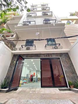Cho thuê nhà mới phố Hoàng Cầu, DT 80m2x5T mặt tiền 6m ô tô đỗ cửa, giá 25 tr/tháng