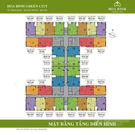 Bán căn hộ 2PN, 3PN chung cư Hòa Bình Green 505 Minh Khai, Vĩnh Tuy, Hai Bà Trưng. LH 0943 256 669