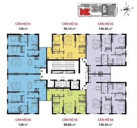 Bán căn hộ 3PN 140,5m2 giá chỉ từ 7,6 tỷ chung cư Hà Nội Paragon - Cầu Giấy