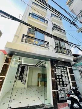 Bán nhà Bờ Sông Sét, gần phố, 45m2 x 5 tầng, lô góc, mặt tiền 6.3m