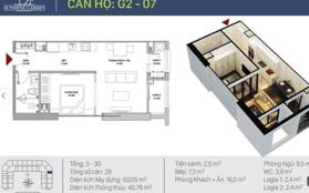 Chính chủ bán căn hộ hoa hậu 1PN 45m2 view Sông Hồng Sunshine Garden HBT