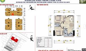 Chủ nhà bán gấp căn hộ 2 ngủ tại CT6 KĐt Xa La - Hà Đông - 69m2 - giá 2.x tỷ - sổ hồng lâu dài