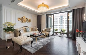 Gia đình bán căn hộ tại Hapulico tòa 17T2, 117m2 3 ngủ full đồ, ban công Tây Nam