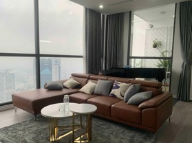 Chính chủ bán căn 4 phòng ngủ 165m2 Golden Land tòa B, full đồ tầng trung ban công Tây Bắc