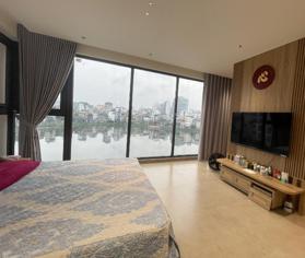 Bán nhà 7 tầng mặt hồ Linh Quang, Văn Chương xây mới cực đẹp, 39m2 mặt tiền 7m. Kinh doanh ngày đêm